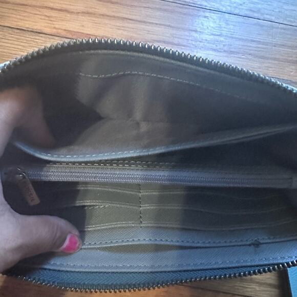 Fossil Green Jori Zip Clutch - Picture 8 of 11